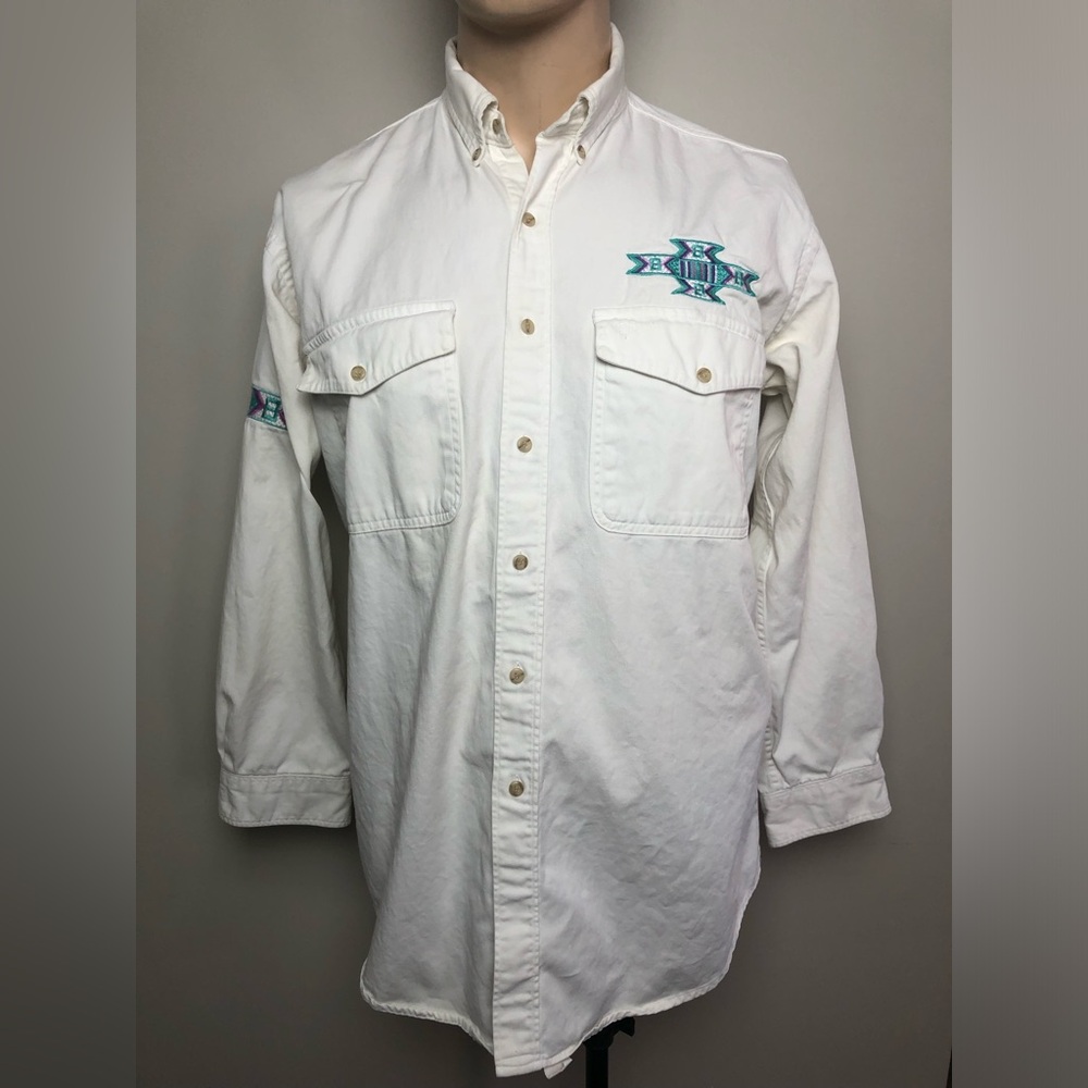 Vintage Mid West Garment Co Western Button Down.